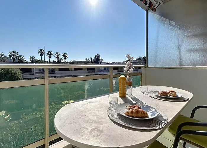 Cannes Palm Beach Quiet Apartment Terrace Secure Residence